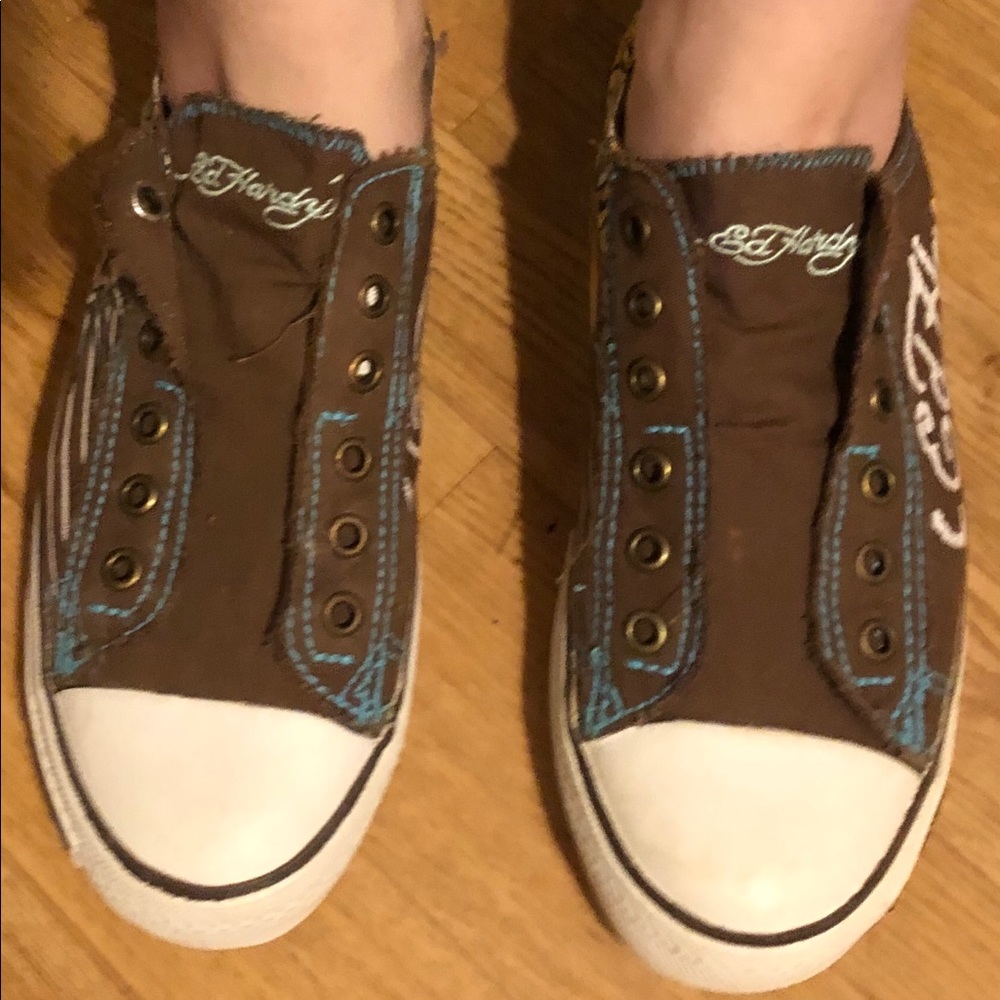 NWT Ed Hardy Converse!